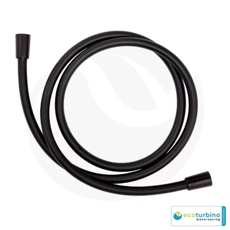 Shower Hose | Hand Shower Hose | Replacement Hose for the Shower Cabin by ecoturbino® | black