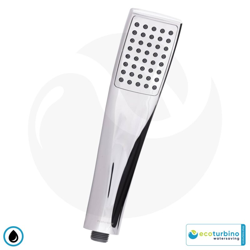 Handheld Showerhead - Deluxe Model | Design Shower Head by ecoturbino® | silver