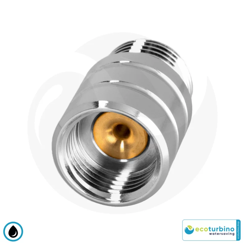 ecoturbino® shower adapter, silver