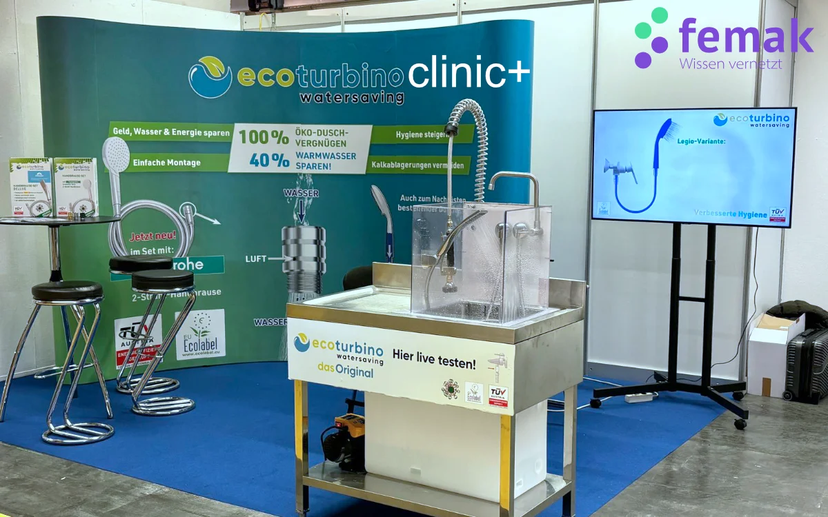 ecoturbino clinic+ | Legionella filter shower system